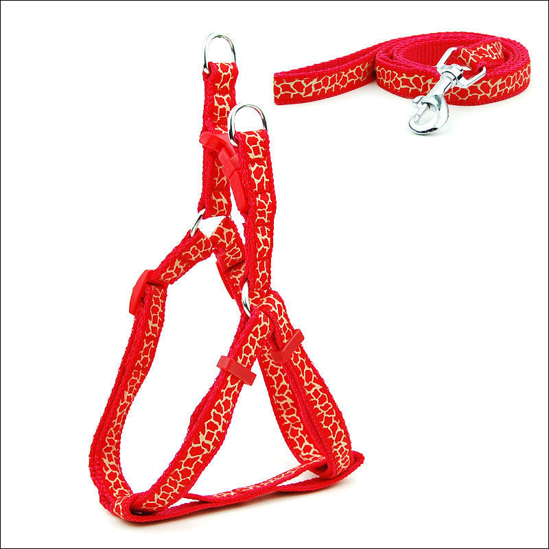 KFX-6629181 Adjustable Cat and Dog Leash with Chest Strap, Durable PP Material