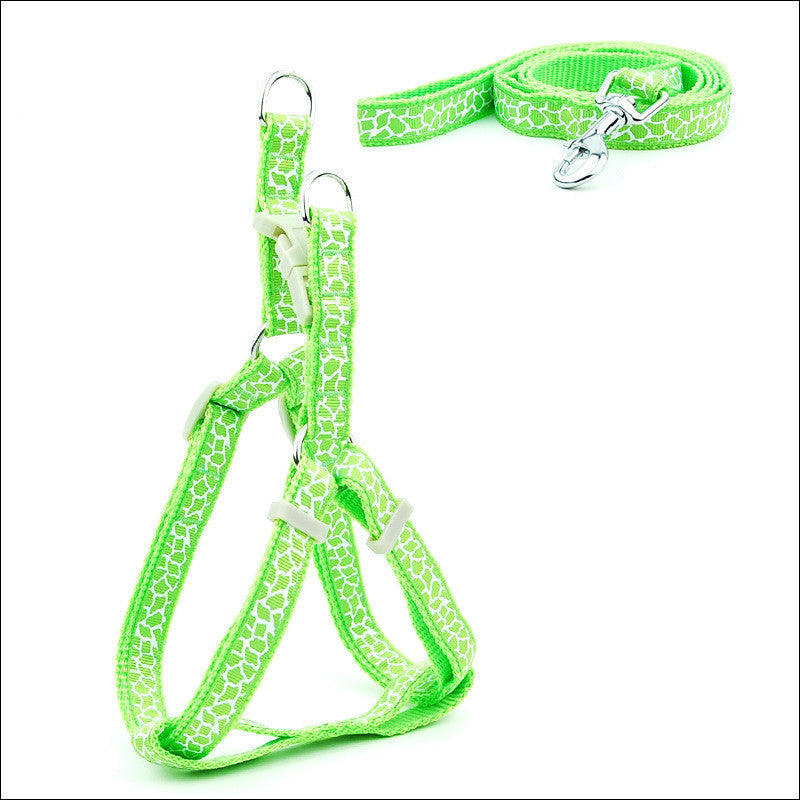 KFX-6629181 Adjustable Cat and Dog Leash with Chest Strap, Durable PP Material