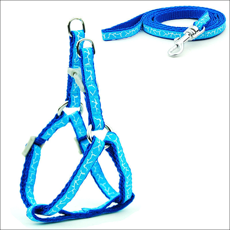 KFX-6629181 Adjustable Cat and Dog Leash with Chest Strap, Durable PP Material