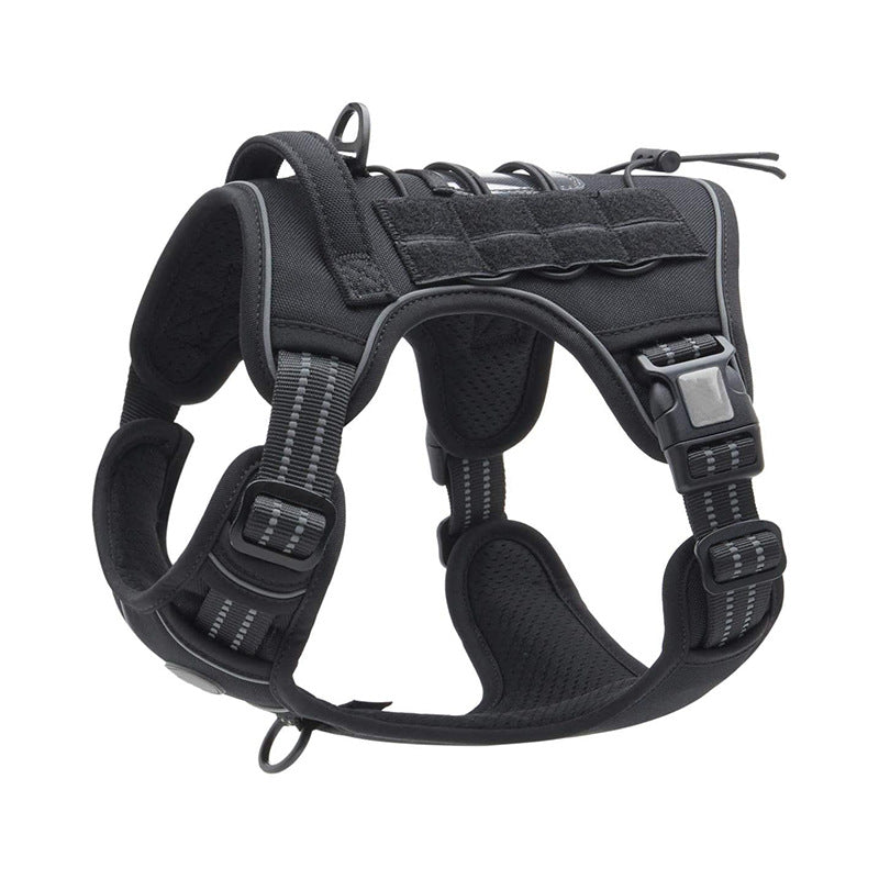 KFX-6634941 Reflective Tactical Outdoor Training Chest Strap with Traction Rope, Multiple Colors Available