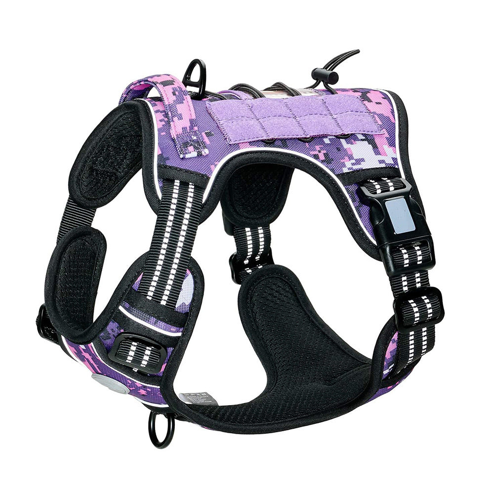KFX-6634941 Reflective Tactical Outdoor Training Chest Strap with Traction Rope, Multiple Colors Available