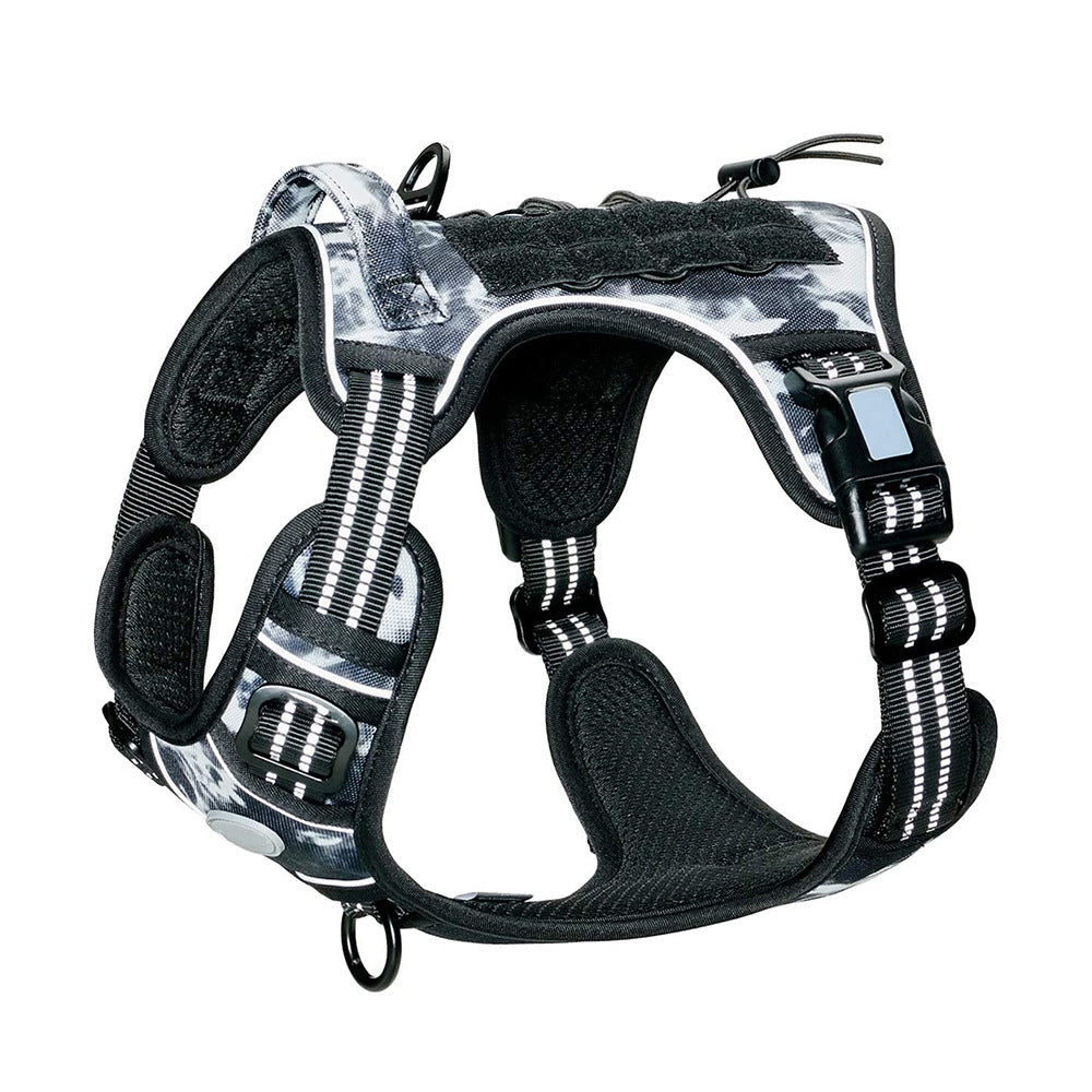 KFX-6634941 Reflective Tactical Outdoor Training Chest Strap with Traction Rope, Multiple Colors Available