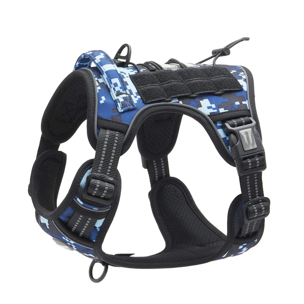 KFX-6634941 Reflective Tactical Outdoor Training Chest Strap with Traction Rope, Multiple Colors Available