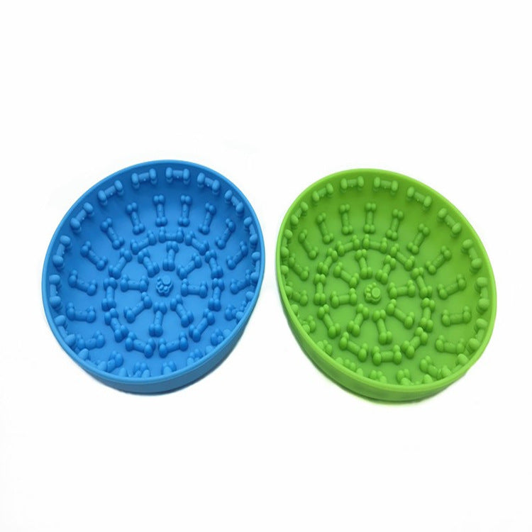 KFX-6645181 Silicone Slow Feeding Bowl for Dogs - Choking Prevention, Non-Slip Design