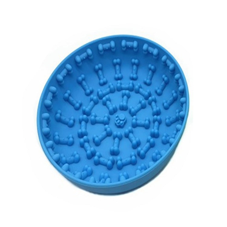 KFX-6645181 Silicone Slow Feeding Bowl for Dogs - Choking Prevention, Non-Slip Design