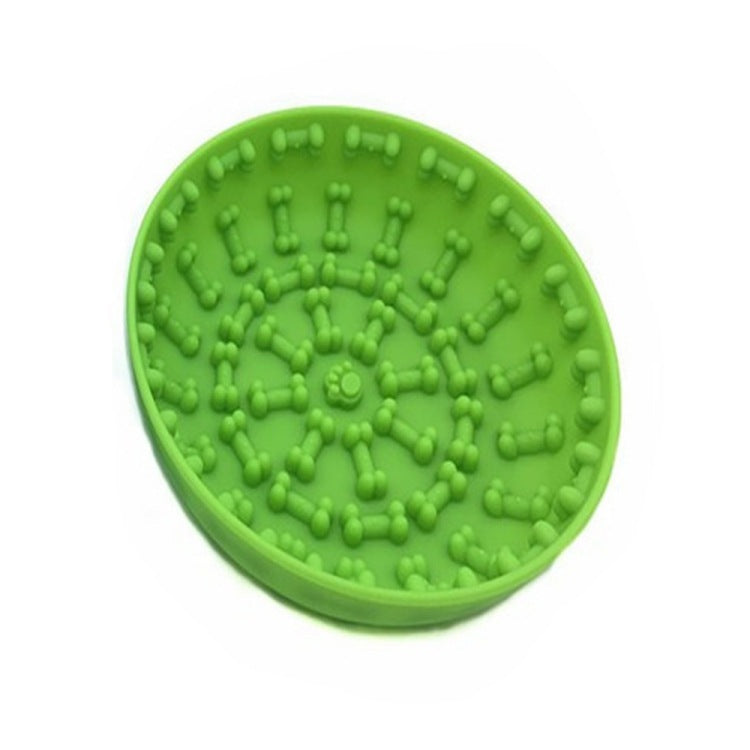 KFX-6645181 Silicone Slow Feeding Bowl for Dogs - Choking Prevention, Non-Slip Design