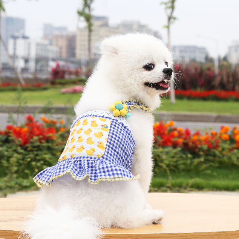 KFX-6647741 Stylish Cat Suspender Skirt in Printed Polyester, Fashionable & Simple Design