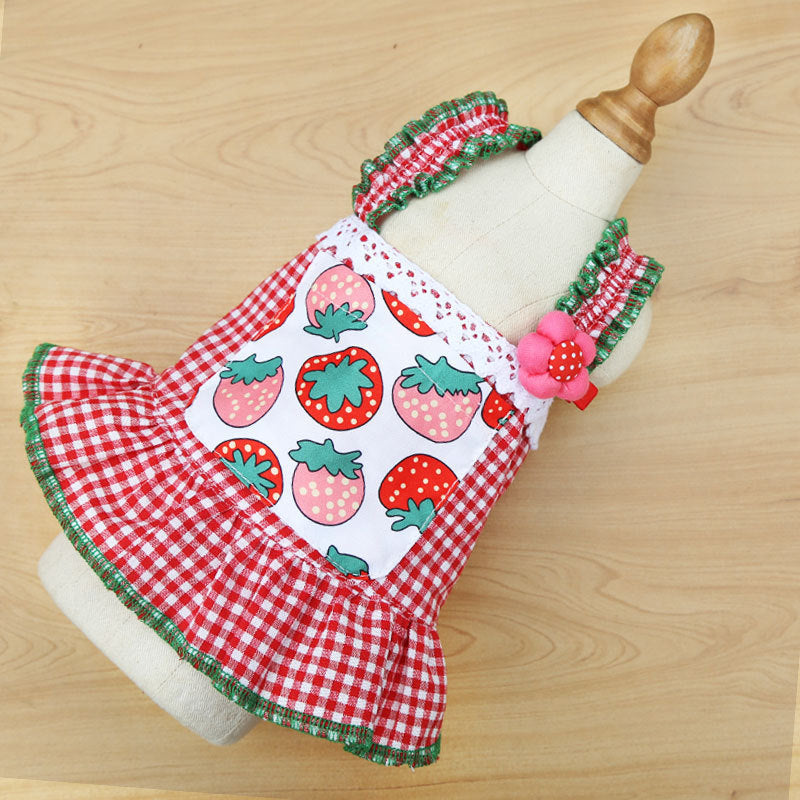KFX-6647741 Stylish Cat Suspender Skirt in Printed Polyester, Fashionable & Simple Design