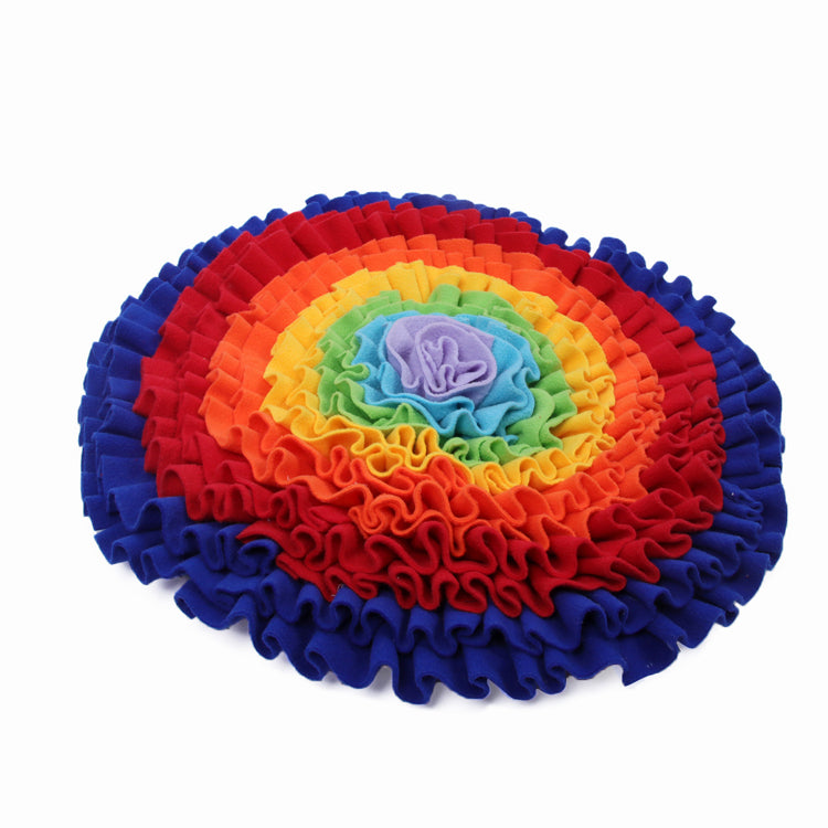 KFX-6649021 Snuffle Mat for Dogs - Plush Sniffing Pad for Interactive Nose Work and Slow Feeding, Washable and Durable 55cm x 55cm