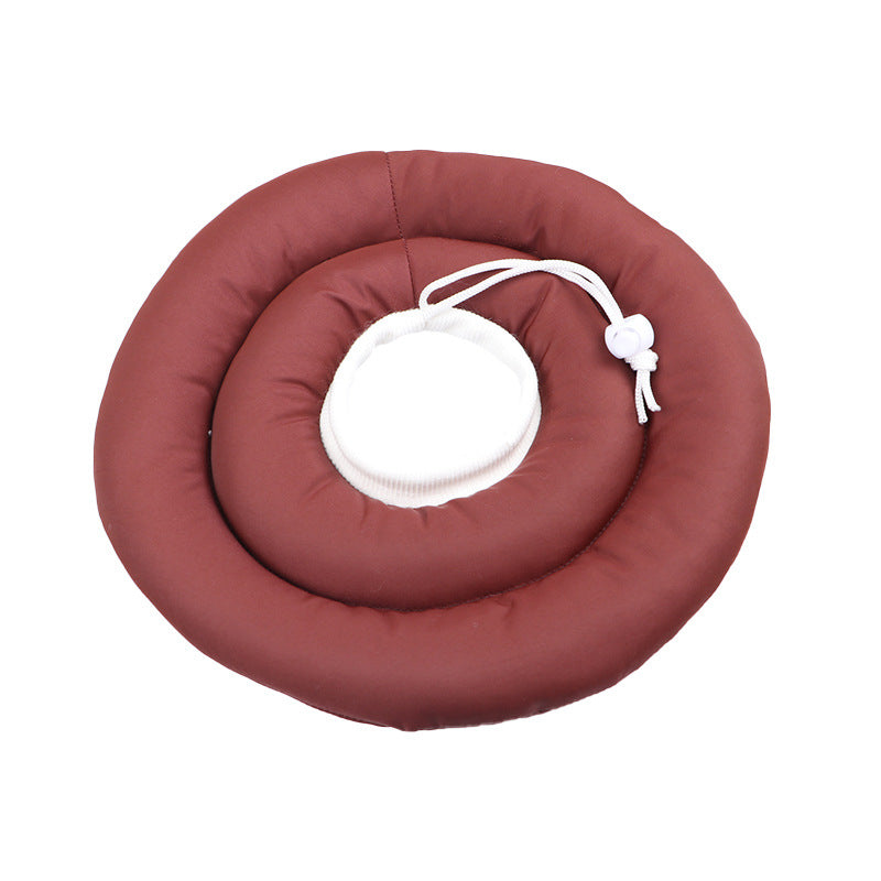 KFX-6649149 Soft Anti-Licking and Anti-Scratch Estrus Collar for Pets - Waterproof with PP Cotton Fill, Available in Multiple Colors