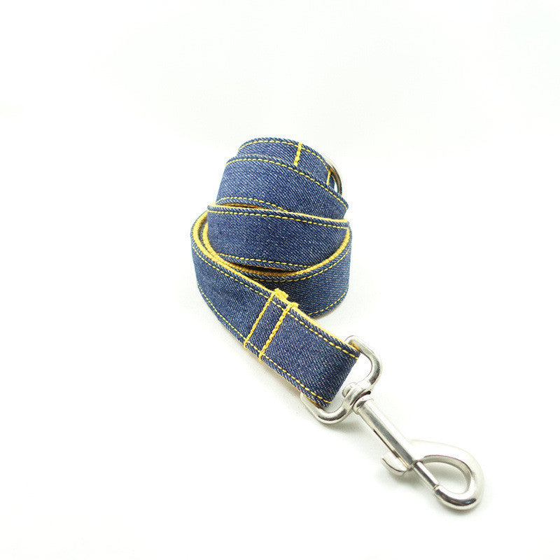KFX-6656701 Personalized Yellow Polyester Pet Leash - Adjustable Length for XS to XL Pets