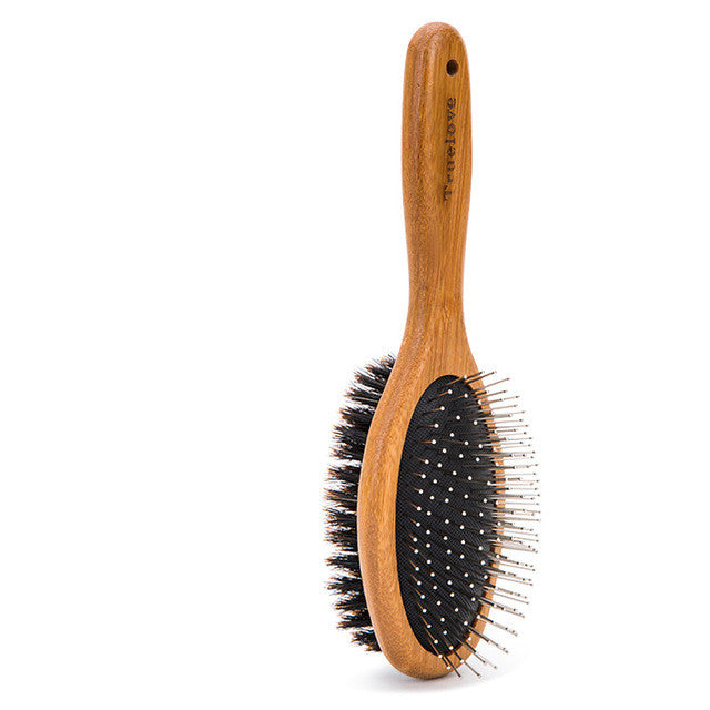 KFX-6658493 Double-Sided Stainless Steel Pet Comb for Dog Grooming and Cleaning