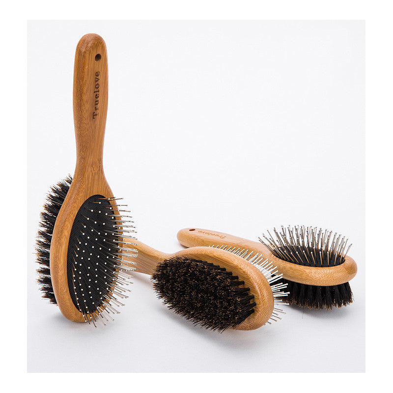 KFX-6658493 Double-Sided Stainless Steel Pet Comb for Dog Grooming and Cleaning