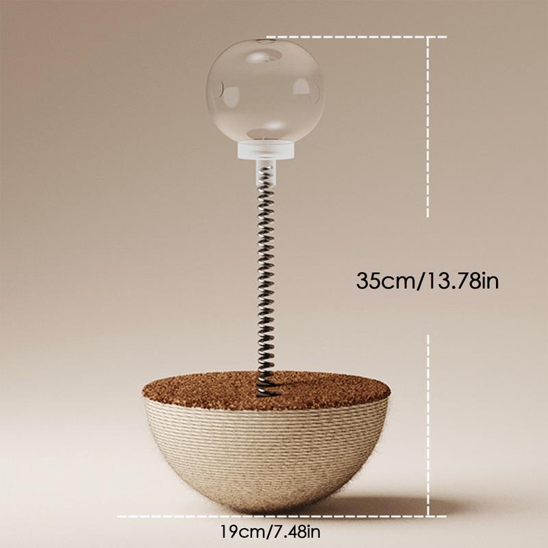 KFX-6660157 Auto-Balancing Interactive Cat Feeder Toy for Engaging Slow Feeding and Puzzle Play
