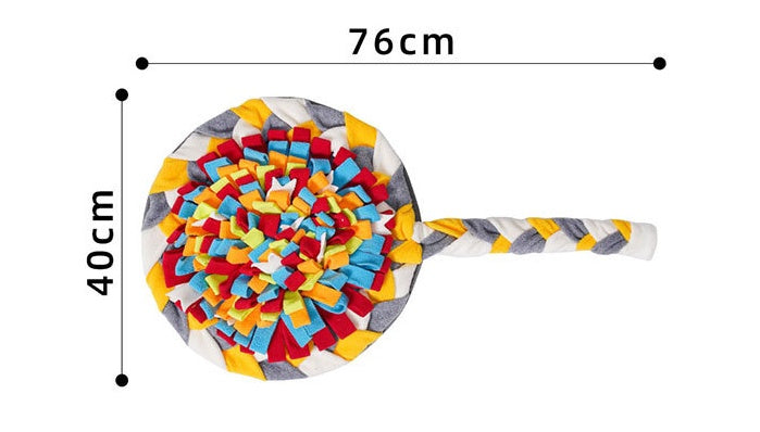 KFX-6663485 Candy-Scented Dog Sniffing Pad for Decompression Training - 40 x 76 cm, Shaker Velvet Material, 330 g