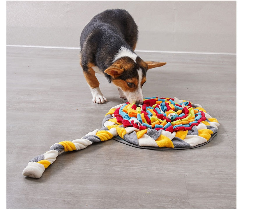 KFX-6663485 Candy-Scented Dog Sniffing Pad for Decompression Training - 40 x 76 cm, Shaker Velvet Material, 330 g