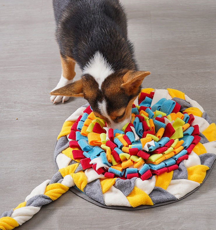 KFX-6663485 Candy-Scented Dog Sniffing Pad for Decompression Training - 40 x 76 cm, Shaker Velvet Material, 330 g