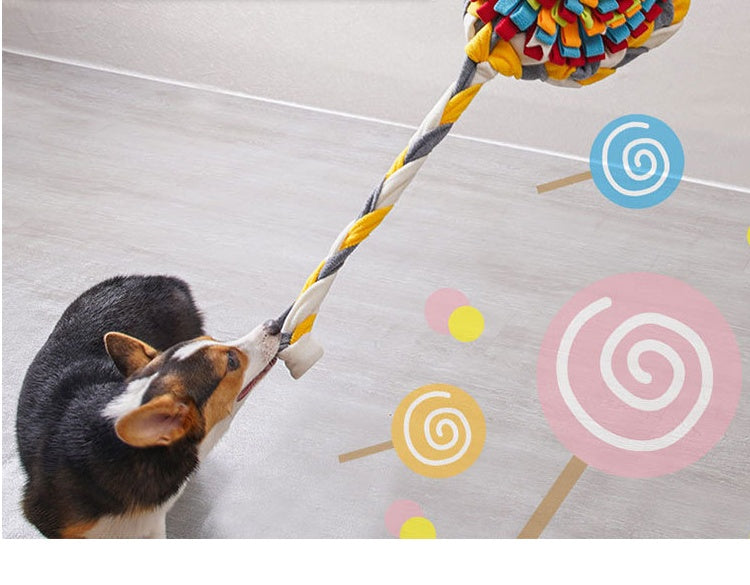 KFX-6663485 Candy-Scented Dog Sniffing Pad for Decompression Training - 40 x 76 cm, Shaker Velvet Material, 330 g