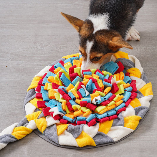 KFX-6663485 Candy-Scented Dog Sniffing Pad for Decompression Training - 40 x 76 cm, Shaker Velvet Material, 330 g