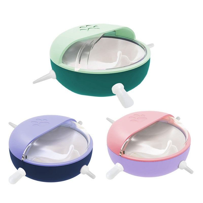 KFX-6665917 Kitten and Puppy Milk Feeder with 4 Teats - Safe Breastfeeding Bowl for Small Pets