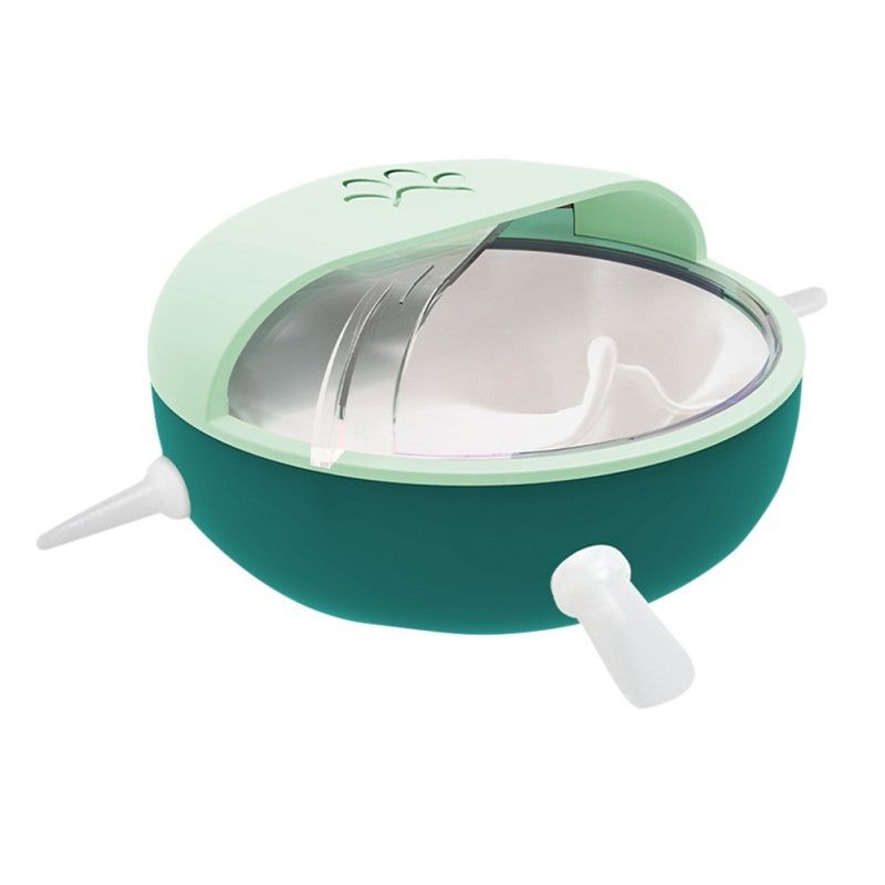 KFX-6665917 Kitten and Puppy Milk Feeder with 4 Teats - Safe Breastfeeding Bowl for Small Pets