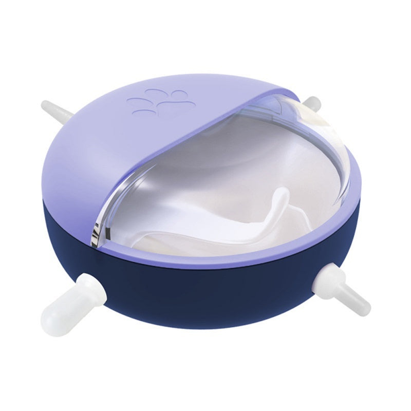 KFX-6665917 Kitten and Puppy Milk Feeder with 4 Teats - Safe Breastfeeding Bowl for Small Pets
