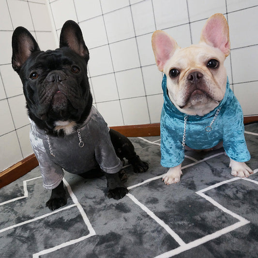 KFX-6666813 Fleece Hoodie for Small Dogs – Cozy and Stylish Sweatshirt in Various Sizes