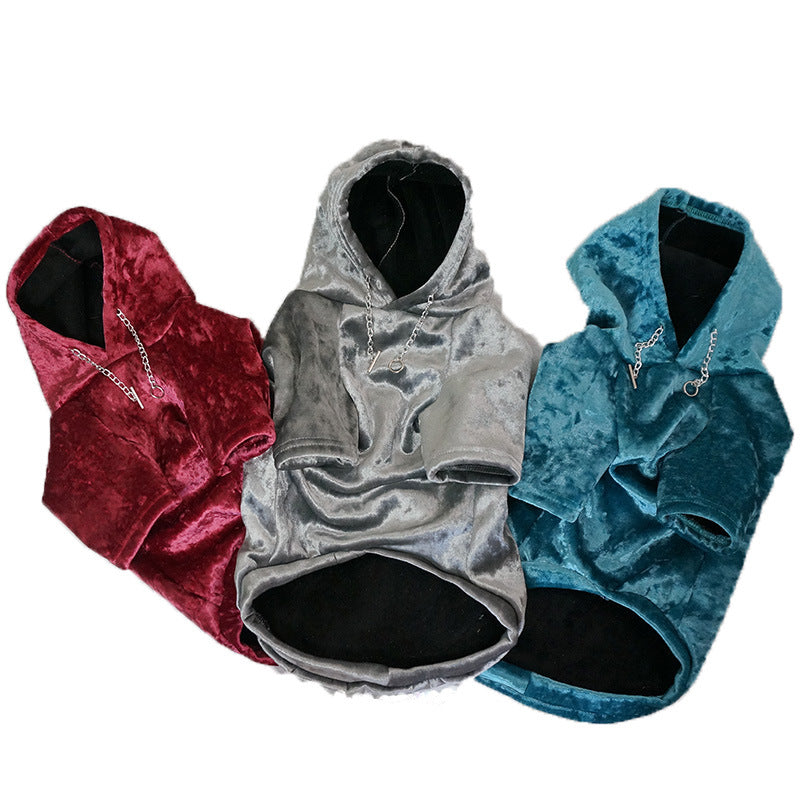 KFX-6666813 Fleece Hoodie for Small Dogs – Cozy and Stylish Sweatshirt in Various Sizes