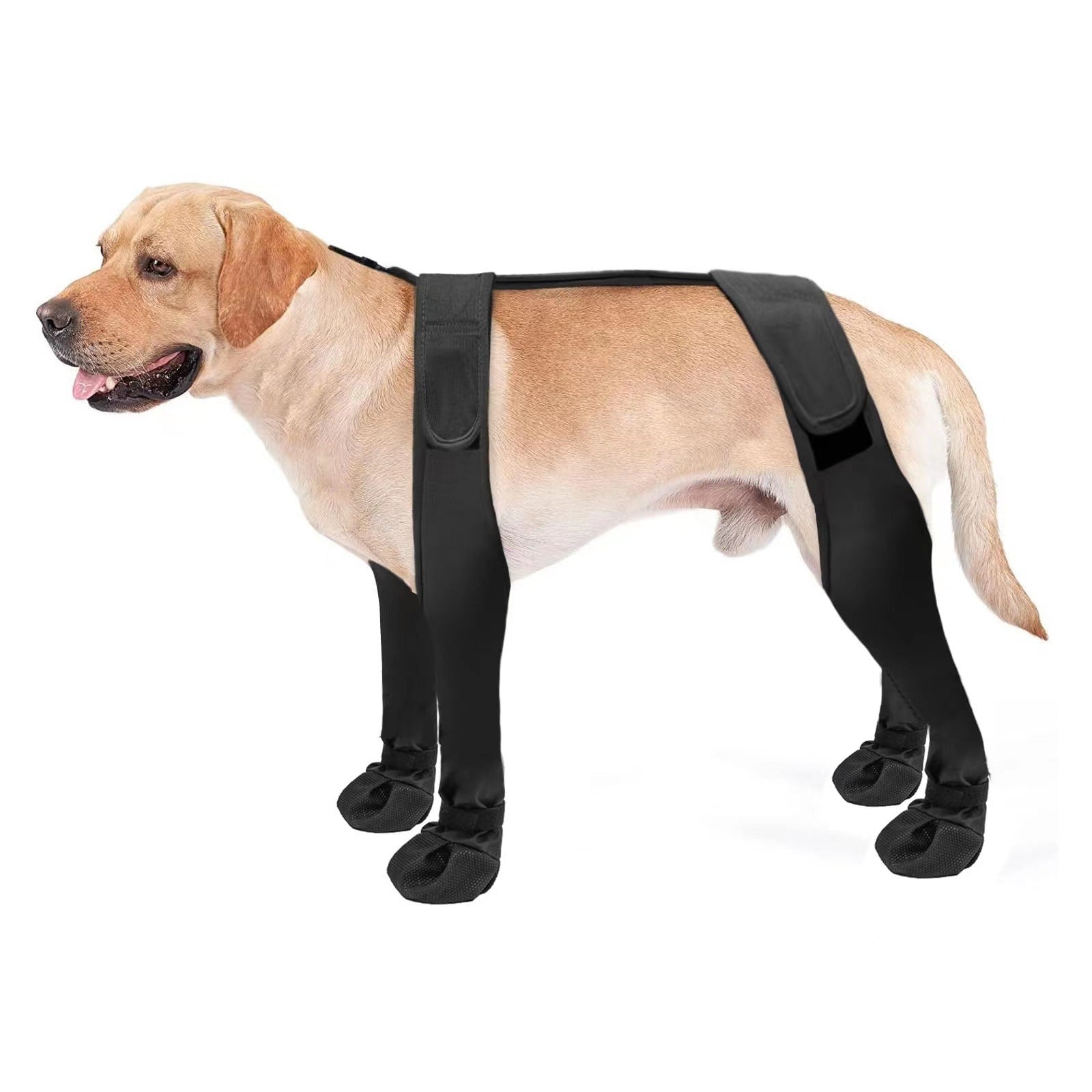 KFX-6673469 Waterproof Non-Slip Dog Boots for All Sizes - Anti-Dirty, Wear-Resistant Design