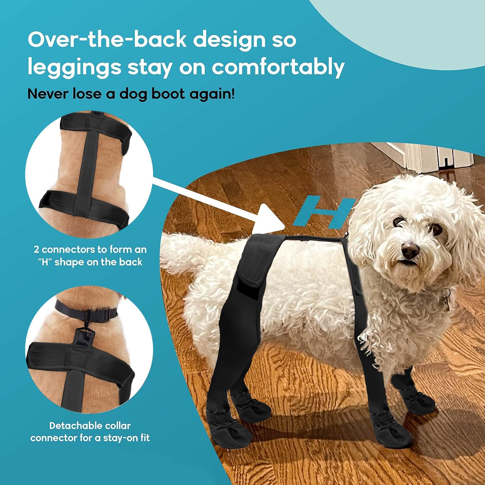 KFX-6673469 Waterproof Non-Slip Dog Boots for All Sizes - Anti-Dirty, Wear-Resistant Design