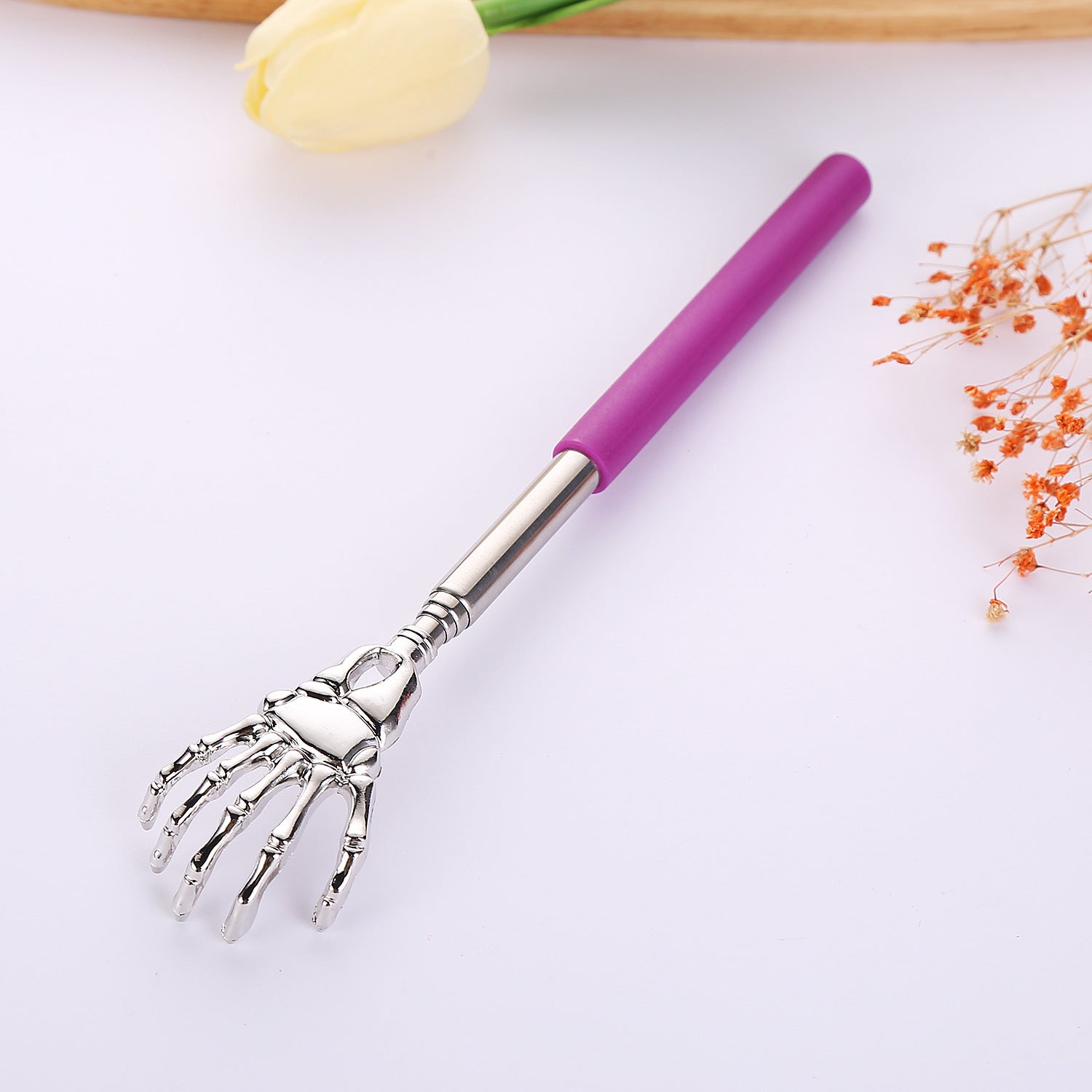 KFX-6677437 Retractable Cat Teaser Wand with Grooming Comb for Interactive Play and Bonding