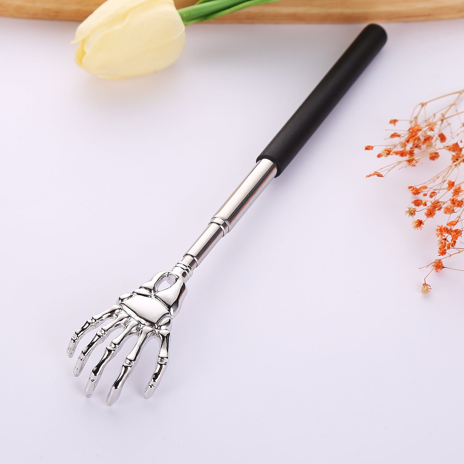 KFX-6677437 Retractable Cat Teaser Wand with Grooming Comb for Interactive Play and Bonding