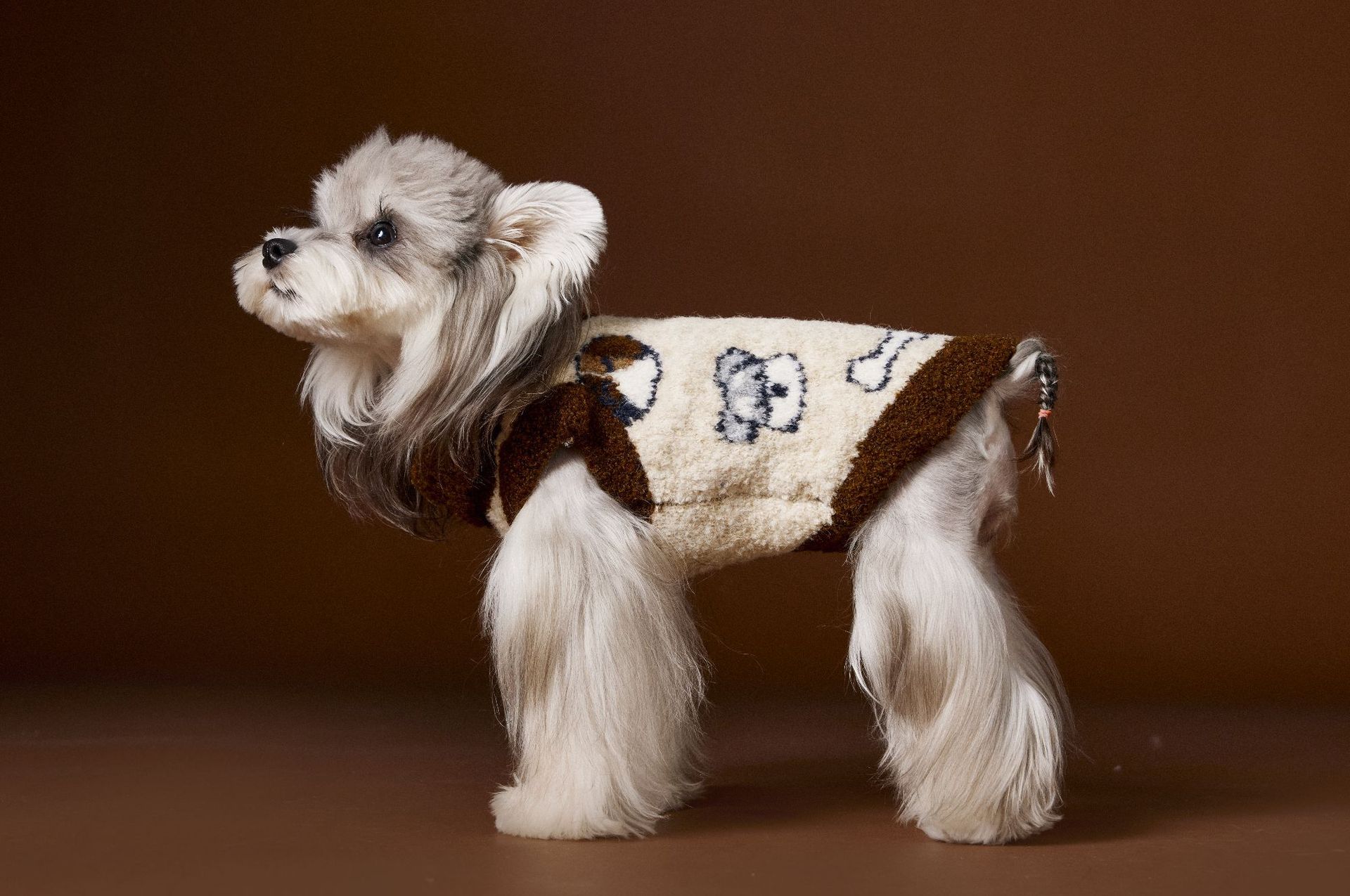KFX-6678717 Lapel Sweater for Dogs in Various Sizes - Comfy and Stylish Pet Clothing