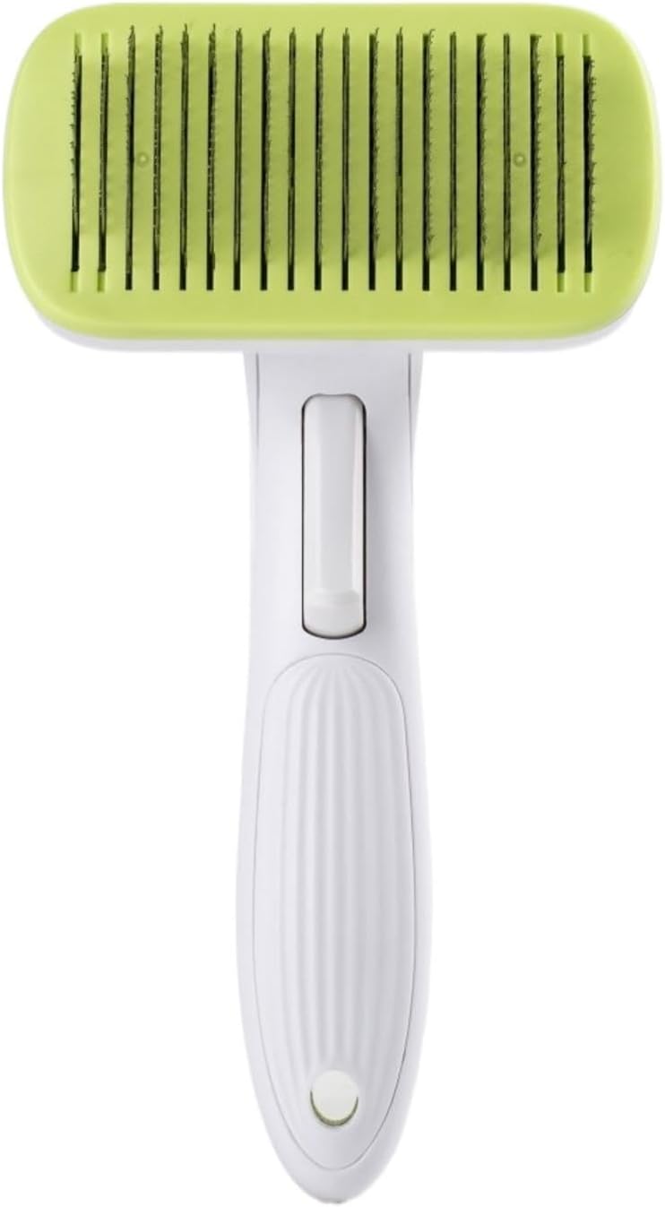 KFX-6681405 Automatic Pet Hair Removal Comb for Dogs and Cats - One-Click Universal Design, Compact Size 10.7*19.5cm