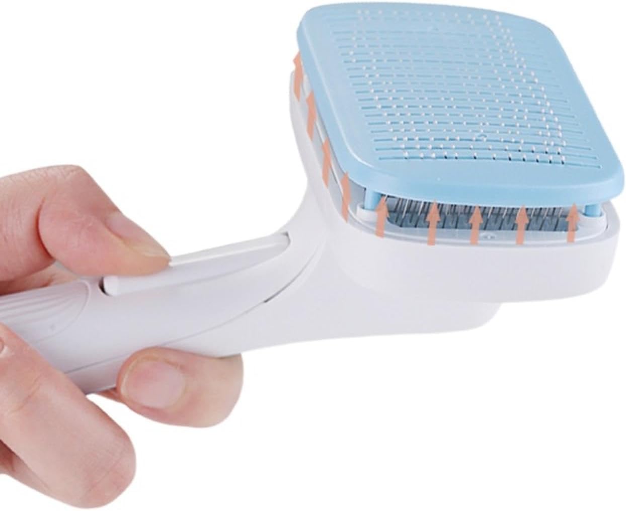 KFX-6681405 Automatic Pet Hair Removal Comb for Dogs and Cats - One-Click Universal Design, Compact Size 10.7*19.5cm
