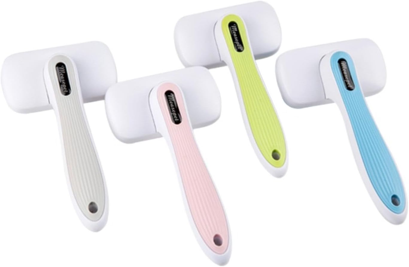 KFX-6681405 Automatic Pet Hair Removal Comb for Dogs and Cats - One-Click Universal Design, Compact Size 10.7*19.5cm