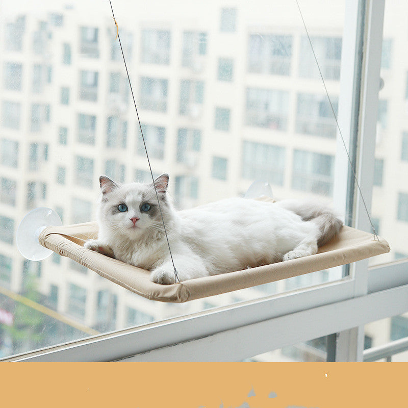 KFX-6681533 Cat Litter Sucker Hanging Window Hammock with Oxford Cloth and Steel Wire - Multiple Colors Available