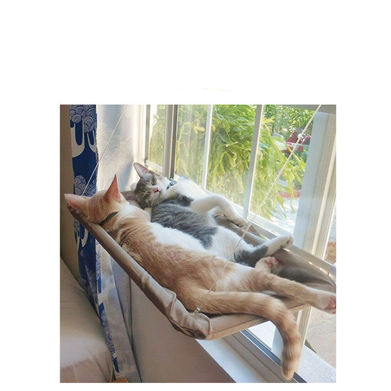 KFX-6681533 Cat Litter Sucker Hanging Window Hammock with Oxford Cloth and Steel Wire - Multiple Colors Available