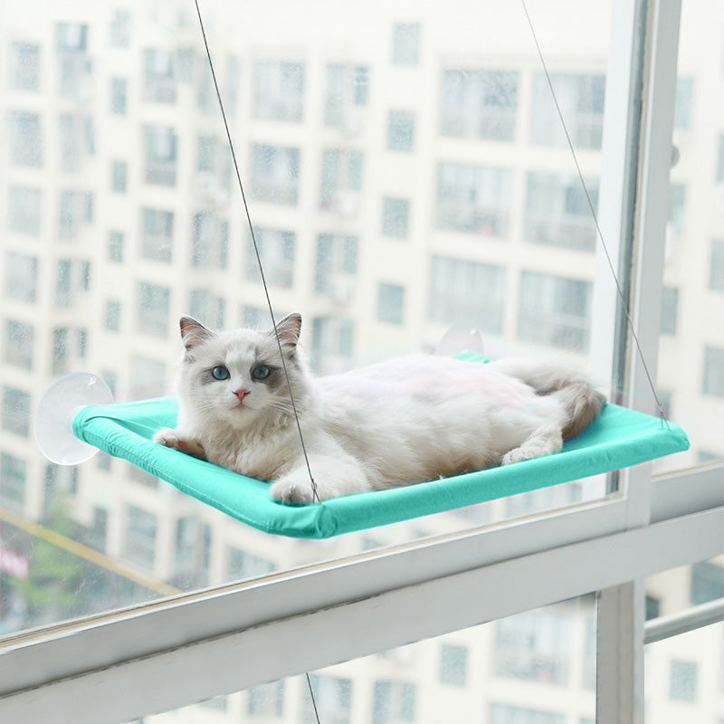 KFX-6681533 Cat Litter Sucker Hanging Window Hammock with Oxford Cloth and Steel Wire - Multiple Colors Available