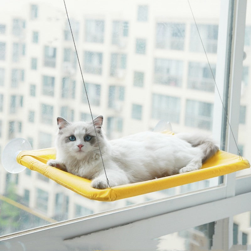 KFX-6681533 Cat Litter Sucker Hanging Window Hammock with Oxford Cloth and Steel Wire - Multiple Colors Available