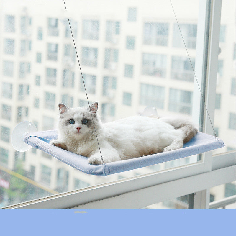 KFX-6681533 Cat Litter Sucker Hanging Window Hammock with Oxford Cloth and Steel Wire - Multiple Colors Available