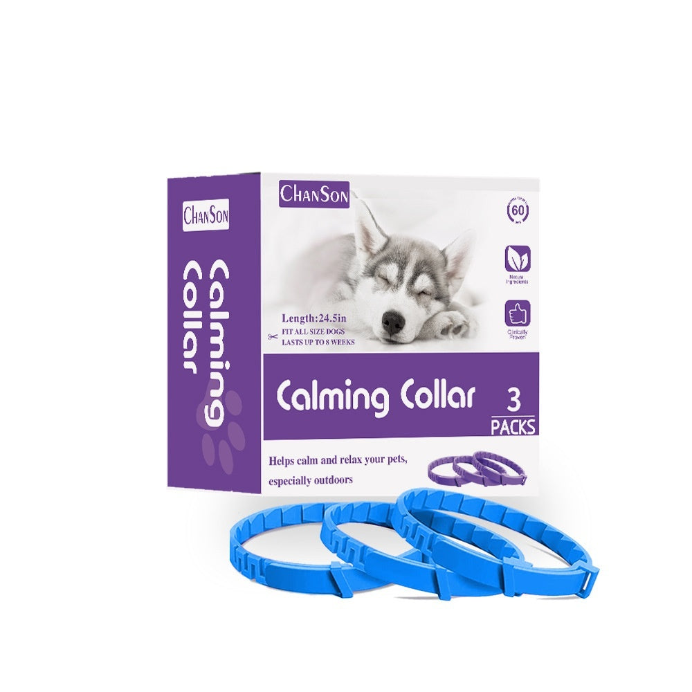 KFX-6681917 Pet Pheromone Relief Comfort Collar - 3 Pack, Various Colors for Dogs and Cats