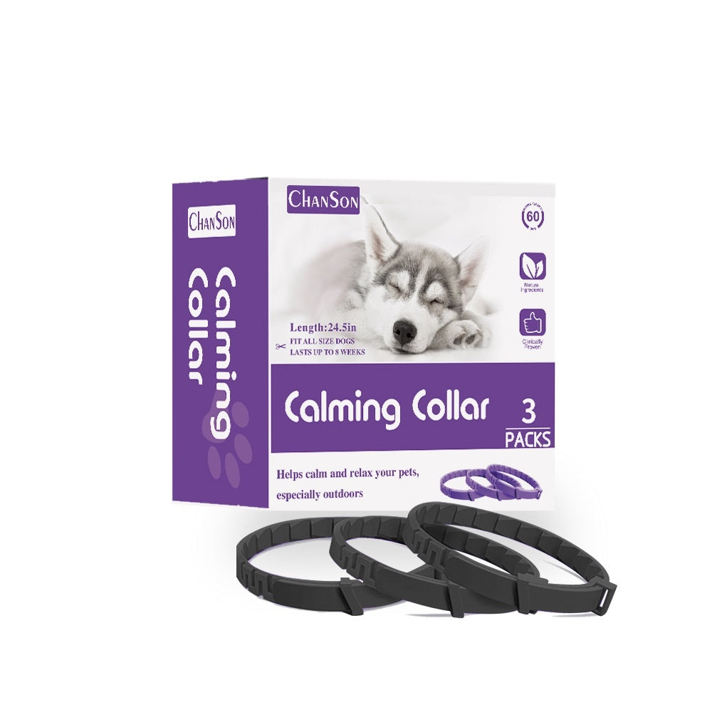 KFX-6681917 Pet Pheromone Relief Comfort Collar - 3 Pack, Various Colors for Dogs and Cats