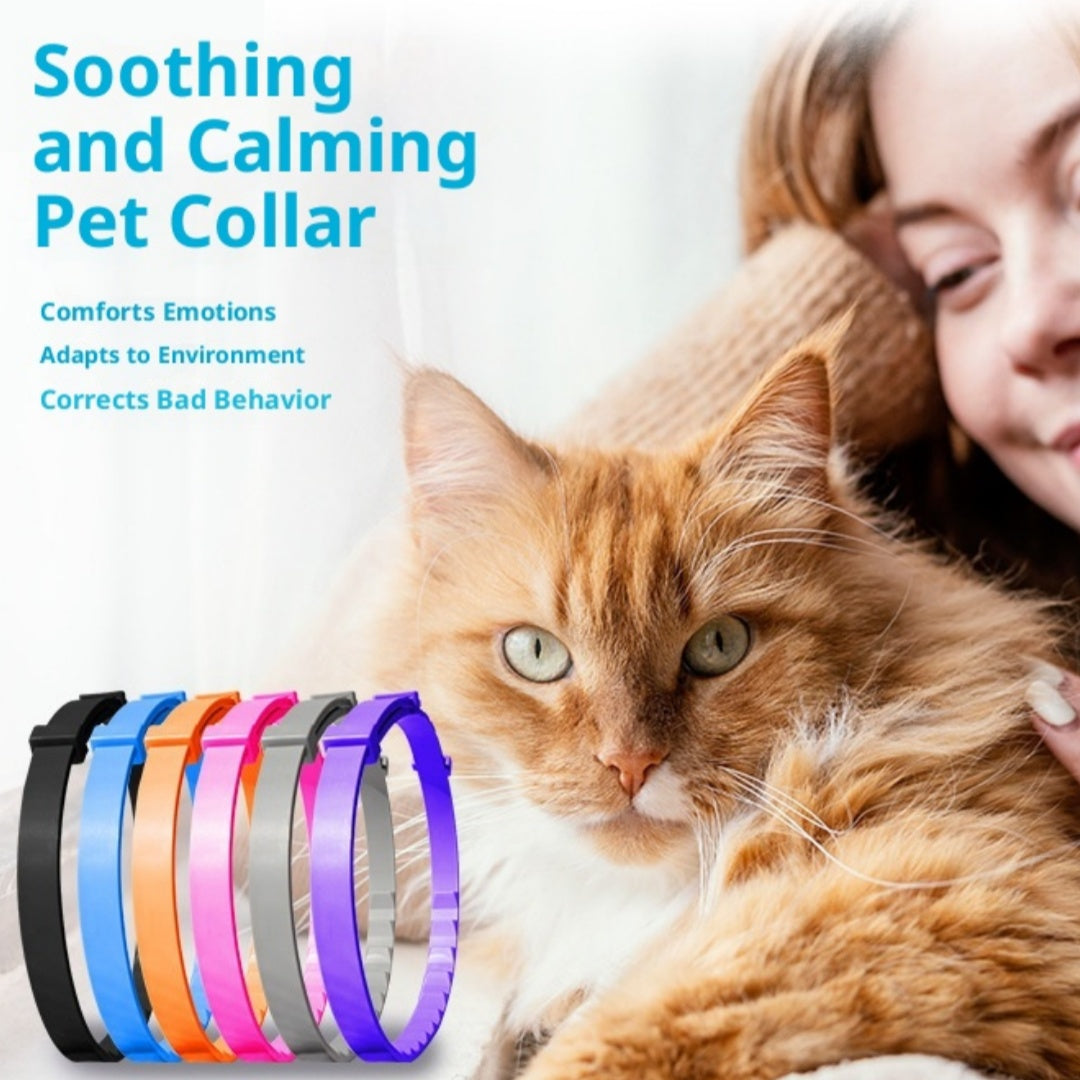 KFX-6681917 Pet Pheromone Relief Comfort Collar - 3 Pack, Various Colors for Dogs and Cats