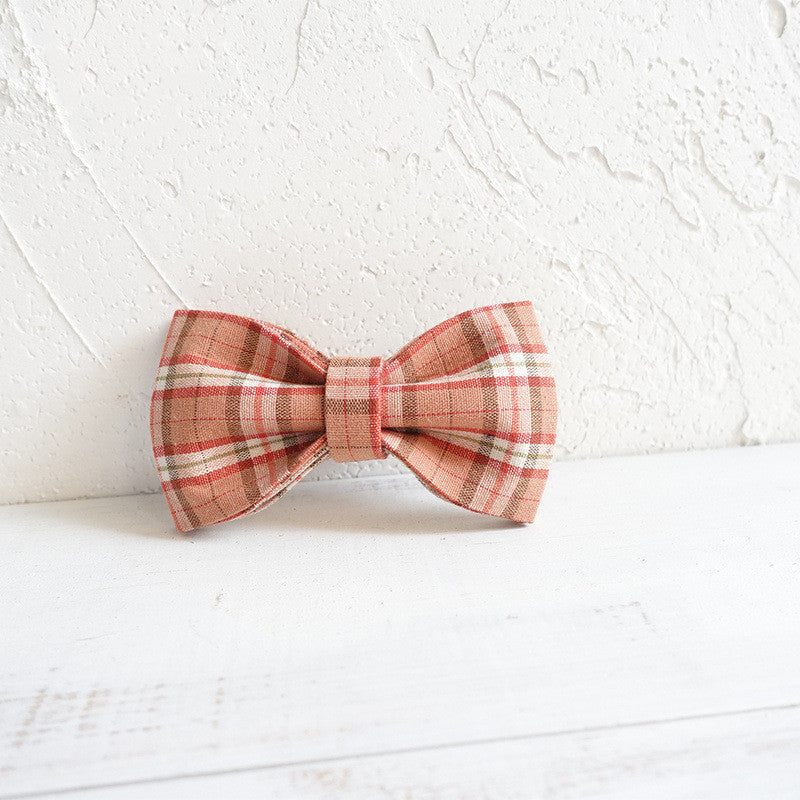 KFX-6682173 Stylish Polyester Bow Tie Collar for Pets - Multiple Sizes Available