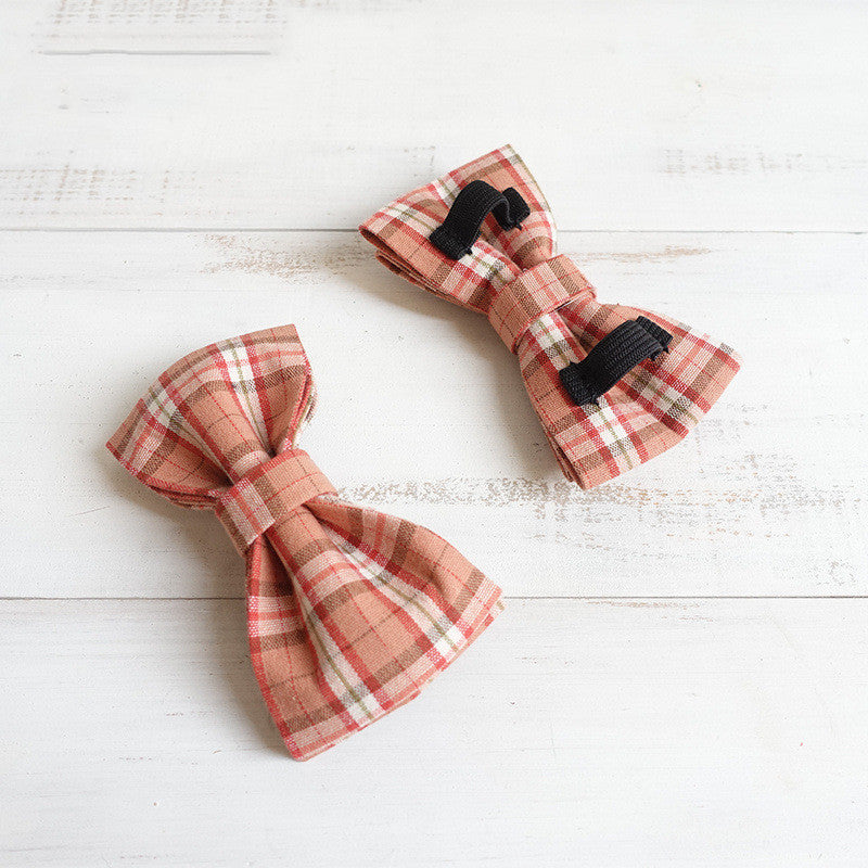 KFX-6682173 Stylish Polyester Bow Tie Collar for Pets - Multiple Sizes Available