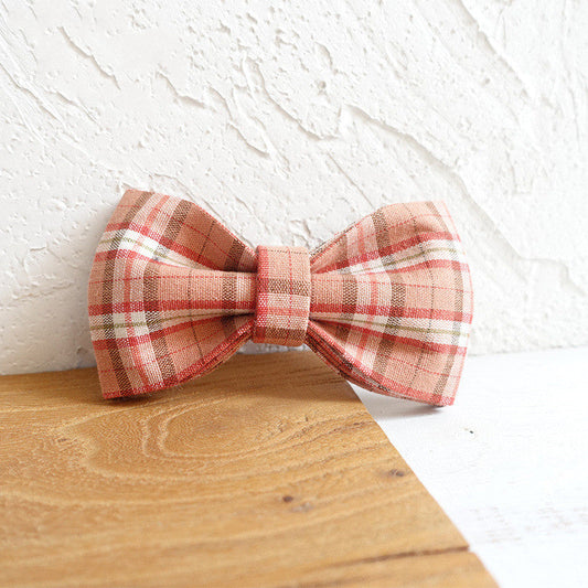 KFX-6682173 Stylish Polyester Bow Tie Collar for Pets - Multiple Sizes Available