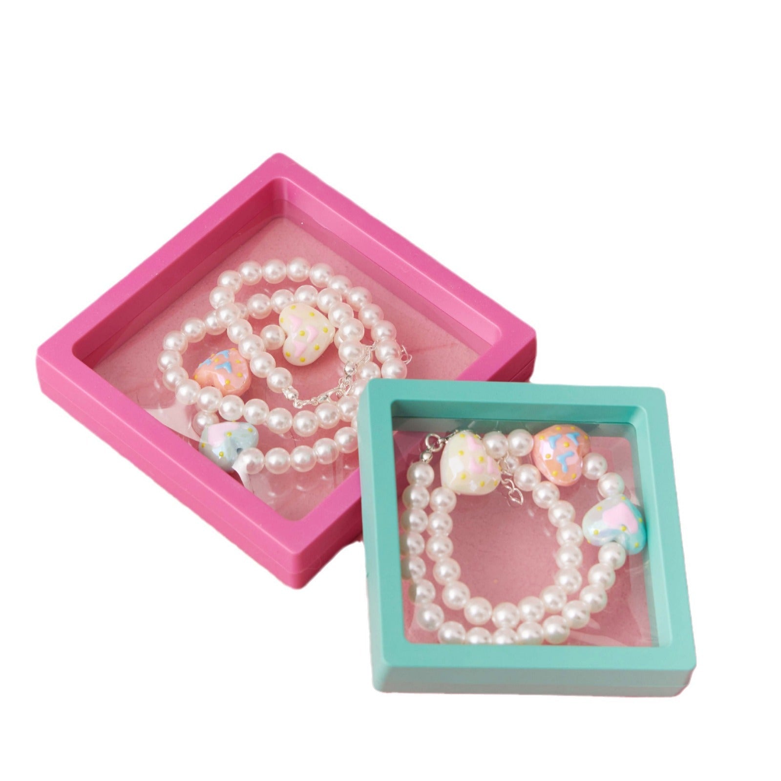 KFX-6682557 Photo Concave Dog Necklace - Beaded Pet Accessory for All Seasons, Available in S, M, L Sizes