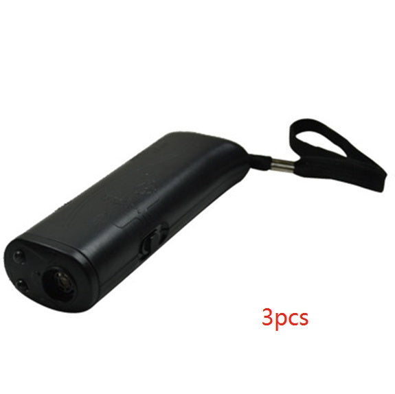 KFX-6683197 Ultrasonic Dog Training Device with LED Flashlight – 3-in-1 Repeller for Dog Behavior Control
