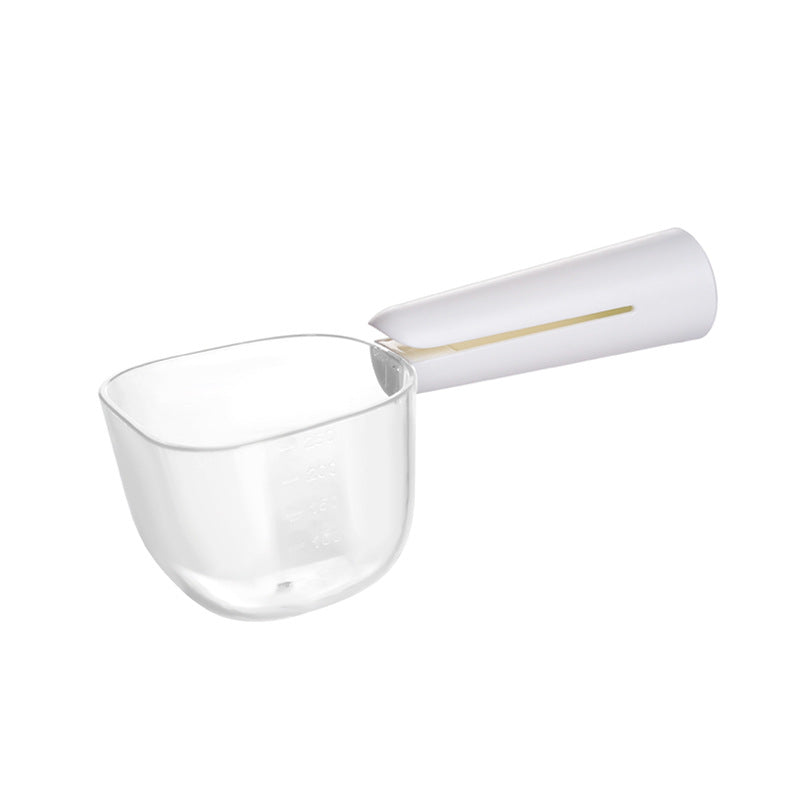 KFX-6683709 Transparent Dog and Cat Food Measuring Spoon Bag Clip - 250ML Capacity in Multiple Colors
